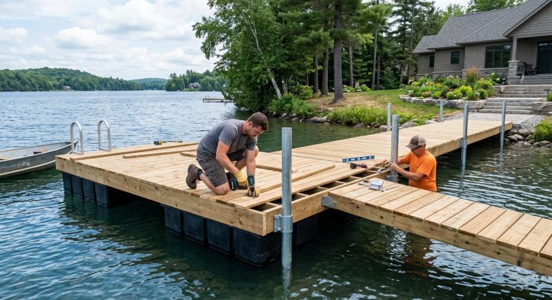 Boat Dock Installation in Roswell, GA