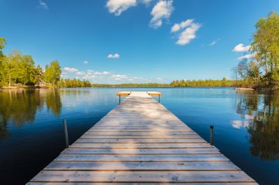 Traditional Wooden Dock Buildings