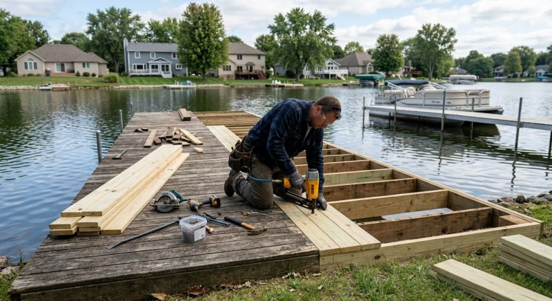 Dock Wood Replacement in Denver County, CO