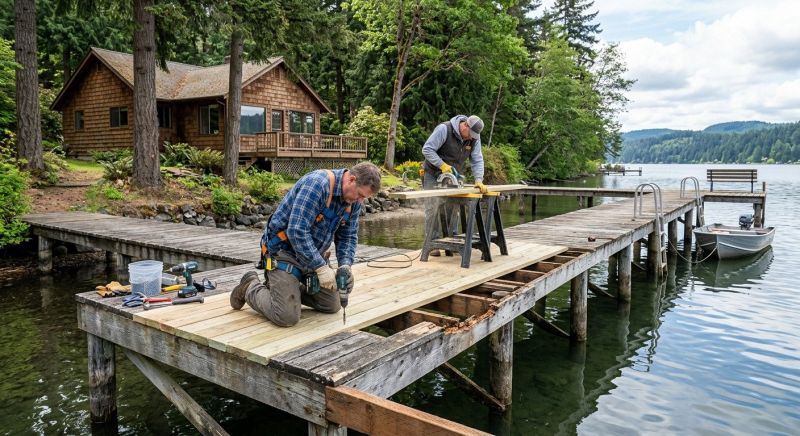 Dock Wood Replacement in Olathe, KS
