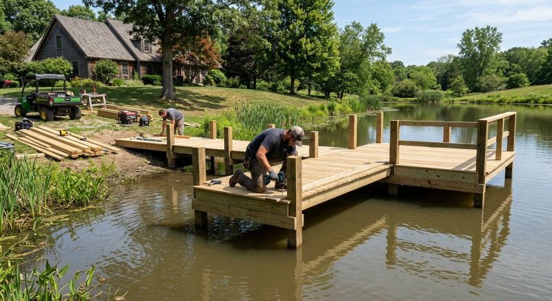 Water Dock Installation in Kansas City, MO